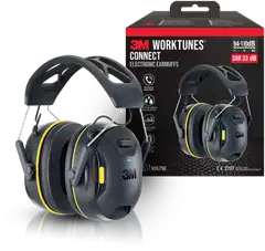 3M™ WorkTunes™ Connect -kuulonsuojaimet langattomalla Bluetooth®-teknologialla 90570E-1 - 1