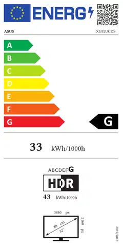 Asus pelinäyttö XG32UCDS 32" OLED - 4