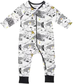 Muumi vauvojen pyjama Jääkarhu 593379 - valkoinen - 1