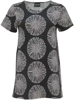 RATIA® N.trikoo T-paita Pouta Kesäkukka - MUSTA - 1