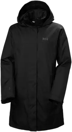 Helly Hansen naisten kevytvanutakki Vancouver Ins Raincoat - BLACK - 1