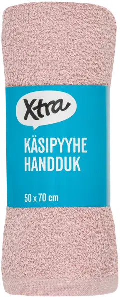 Xtra käsipyyhe Anna 50x70 cm vaaleanpunainen - 2