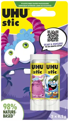 Uhu liimapuikko Monster 2 pack - 4