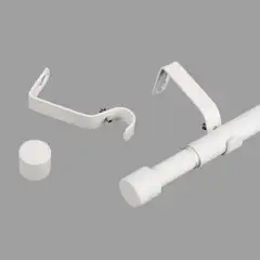 Ihanin verhotanko Sofia mattavalkoinen 160-310cm 16/19mm - 2