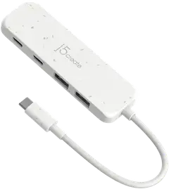 j5create USB-C jakaja; 2 x USB-A / 2 x USB-C - 2