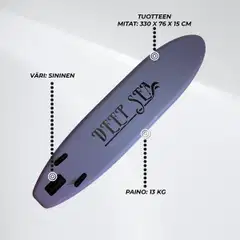 Deep Sea SUP-lautasetti XXL 330cm, Sininen - 7