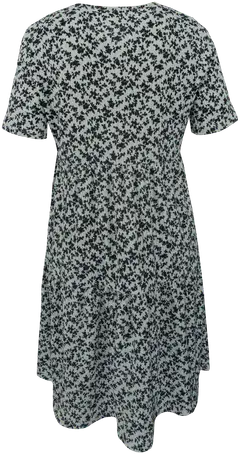 House naisten lyhyt salsamekko 218HP03515, D-mitoitus - Green AOP - 3