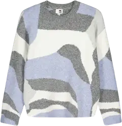 WKLY. naisten intarsianeulepusero villasekoitetta 213W361204 - Intarsia - 1