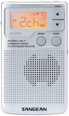 Sangean taskuradio Pocket 250 ( DT-250) harmaa - 2