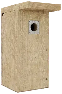 Linnunpönttö, puu, 15x20x32,5 cm - 1