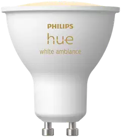 Philips Hue GU10 kohdelamppu 4.2W 2200-6500K 400LM lämmin valkoinen - 1