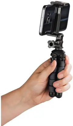 Hama Flex Mini jalusta älypuhelimille ja GoPro-kameroille 14cm musta - 5