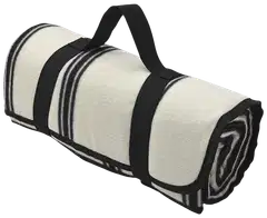 Åhléns Home picnickhuopa Stripe 120x150cm white/blac - 3