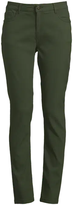 House naisten stretch-housut 222H262908 - green - 2