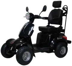 Arvo senioriskootteri P900 musta - 2