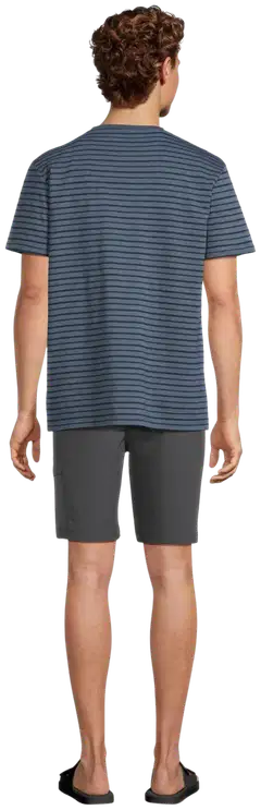 TEX miesten raidallinen t-paita I275381 - Indigo - 3