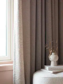 Hasta Hilma bouclé-verho, taupe - 4