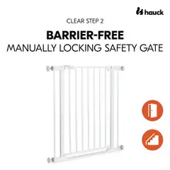 Hauck turvaportti Clear Step 2 75-80 cm - 12