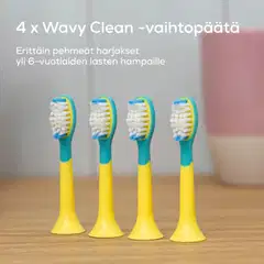 Beurer vaihtoharjapaketti SC11 sähköhammasharjaan +6 vuotiaille - 2