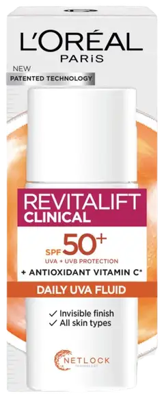 L'Oréal Paris Revitalift Clinical Daily Moisturizing Fluid SPF 50 päivävoide normaalille iholle  50ml - 2