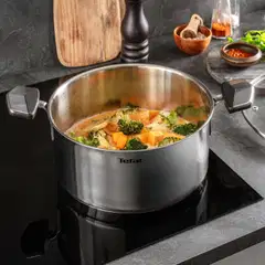 Tefal Emotion Plus pinnoittamaton teräskattila 20 cm + kansi E3284444 - 11