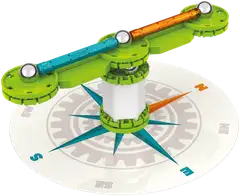 Geomag Mechanics Motion Kompassi -magneettirakennussetti 35 osaa - 2