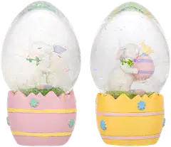 Lumisadepallo pääsiäinen 8,5 cm, erilaisia - 1