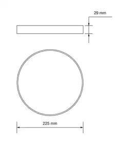 Airam Aias 225 plafondi 17W 2000lm IP20 CCT - 4