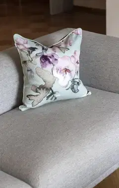 Pentik Hetki tyynynpäällinen 45x45 cm kukka vihreä - 3