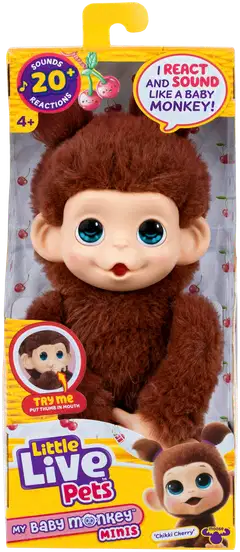 Litltle Live Pets Pieni Vauva Apina - 1
