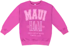 TEX lasten collegepaita Maui I980527 - MAUVE DARK - 1