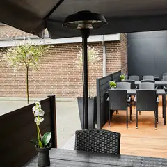 HORTUS Terassilämmitin 900/2100W lattiamalli, HA, musta - 7