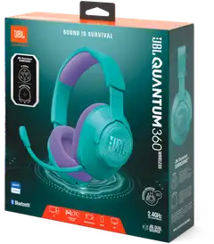 JBL Pelikuulokkeet Quantum 360 syaani - 9