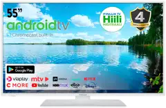 Finlux 55" 4K UHD Android Smart TV 55G9WCMI valkoinen - 2