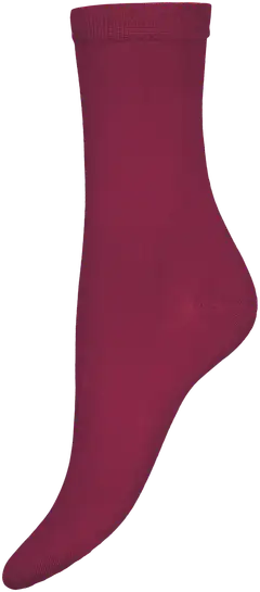 Vogue naisten nilkkasukat cotton basic sock 3-pack - Ruby wine - 2