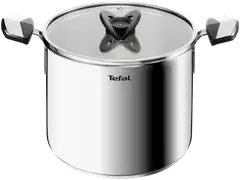 Tefal Emotion Plus pinnoittamaton teräksinen pastakattila 22 cm/6,4l + kansi E3286145 - 1