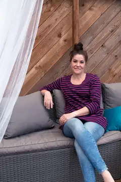 Pikkupuoti Oy naisten trikootunika - Violetti - 2
