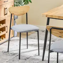 SoBuy ruokapöytäsetti vaalea tammi OGT52-N - 6