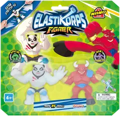 Elastikorps Nano Fighters -kamppailufiguurit 2 kpl - 5