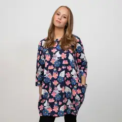 Muumi naisten tunika Ira Kimppu 590627 - tummansininen - 4