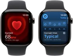 Apple Watch Series 11 GPS + Cellular 46mm titaani kotelo, musta sport ranneke - M/L - MFD24QN/A - 5