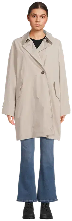 WKLY. naisten trenssitakki 225W102605 - Feather Gray - 1