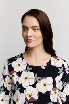 Finlayson naisten trikootunika Ruusa - Multicolor - 4