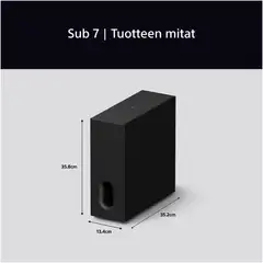 Sony subwoofer SA-SW7 - 3