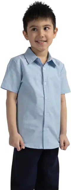 Ciraf lasten lyhythihainen kauluspaita 25pc261624 - Blue - 9