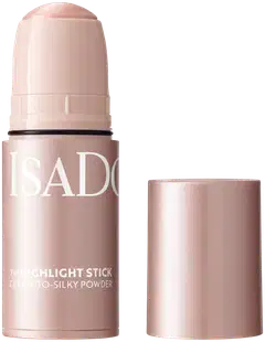 IsaDora The Highlight Stick Cream-to-Silky Powder 64 Frosty Pink 5,5 g - 64 Frosty Pink - 1