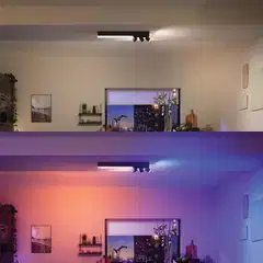 Philips Hue Centris -kattovalaisin kolmella kohdevalolla 36W 2000-6500K 3700LM musta - 7