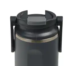 Igloo Flip'n'Sip 591 ml -termospullo tummanharmaa - 4