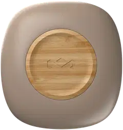 House of Marley langattomat nappikuulokkeet Liberate, beige/puu - 4