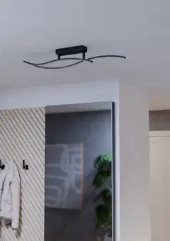 EGLO kattovalaisin Grisolia LED 12W musta/valkoinen - 7